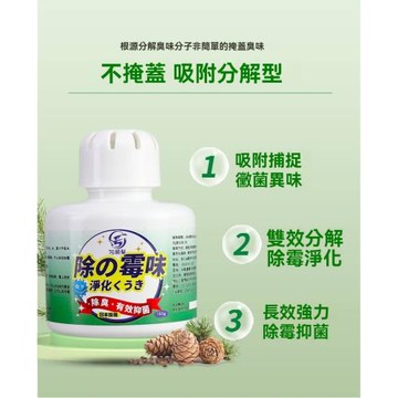 【污脫幫】  除霉魔盒 共6入 【日本除霉技術】 次氯酸 除臭 除黴 空氣清淨 廁所除黴 除黴凝膠 除霉神器 地下室潮濕室內發霉