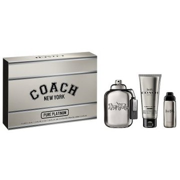 Coach Pure Platinum 時尚鉑金香精禮盒 (100ml +15ml +100ml - 原廠公司貨)