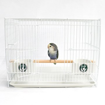 LIP Parrot 安全 鸚鵡保障 400 小型鳥籠  1個  白色