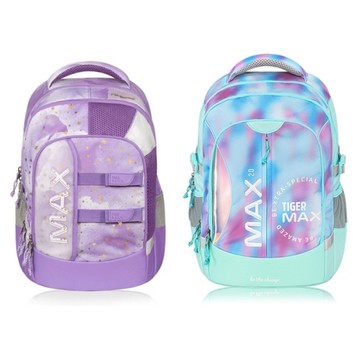 Tiger Family MAX2.0系列 護脊書包 Pro 2-紫藤星空/繽紛霓彩