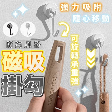 台灣出貨🔥磁吸掛勾 強力磁鐵掛勾 磁鐵掛鉤 萬用掛鉤 旋轉掛鉤 釹鐵硼磁鐵 強磁掛鉤 五金掛勾 無痕掛勾 衣服掛勾