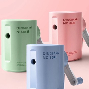 ⚡️免運臺灣出貨⚡️正品鼎邦轉鉛筆削筆器8688捲筆刀小學生用兒童手搖自動進鉛削筆刀🌟可開票