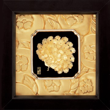 金箔畫 純金如意系列~【富貴吉祥】