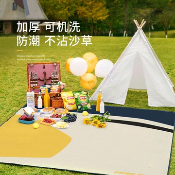 野餐墊 防潮墊 加厚戶外地墊 春游防水墊 野外露營布 草坪墊【不二雜貨】