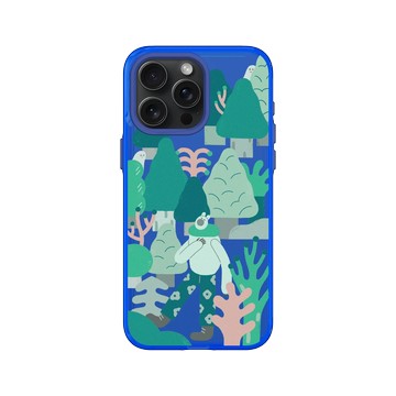 iPhone 15 Pro Max Clear 激光藍 - 包大山 Baozi - 方向感