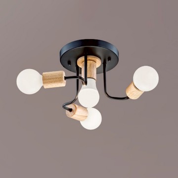 E27 北歐風半吸頂四燈 B250-53-12-1732