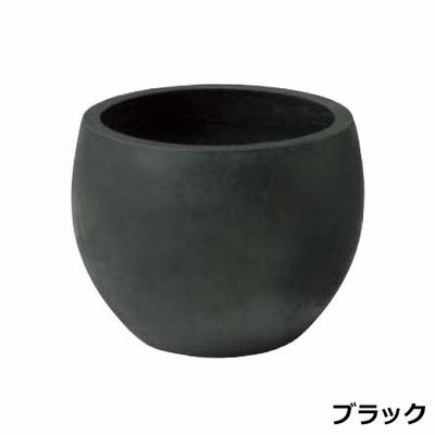 ライトセメント コカブ 小 LAM-06S ブラック/グレー 直径43×高さ32cm 33L 丸形 円形 プランター 大型プランター ガーデニング 店舗 施設 ホテル タカショー