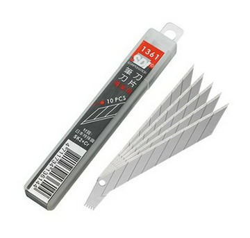 SDI 手牌 NO.1361 專業用30度斜角美工刀片/一大盒10管入(一管10片)共100片入(定60) 筆刀刀片 日本特殊鋼【APP滿額下單4%點數(單一帳號最高1500點)】6/30止