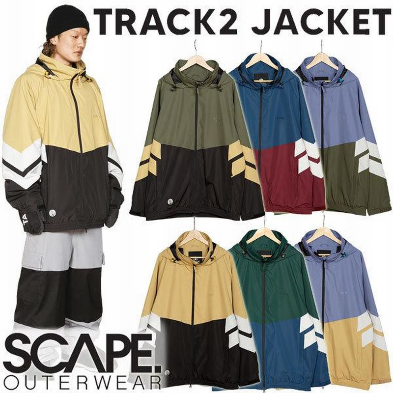 22-23 SCAPE/エスケープ TRACK2 jacket メンズ レディース 防水