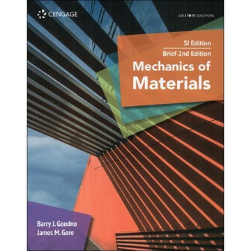 [華通書坊]MECHANICS OF MATERIALS SI BRIEF (SI) 2/E GOODNO 9789579282475