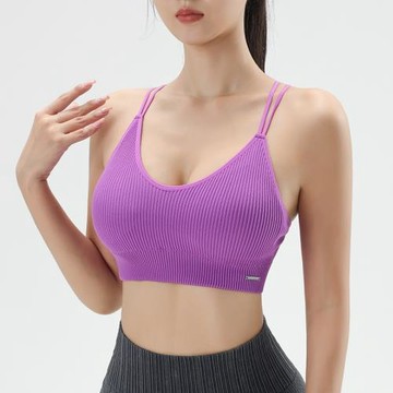 運動內衣女高彈速干透氣防震跑步聚攏定型瑜伽背心文胸