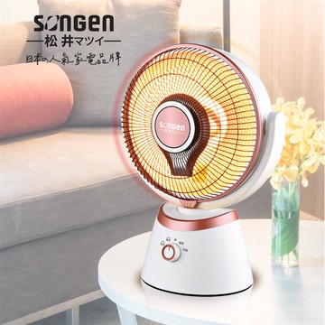 【SONGEN松井】日系12吋瞬熱式碳素電暖器/暖氣機/電暖扇/循環扇（SG-D90TY）_廠商直送