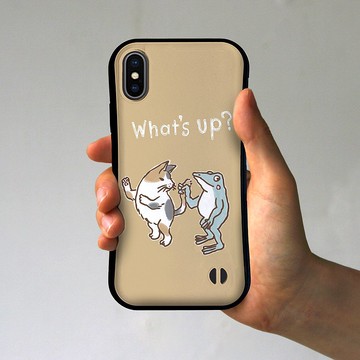 Grip iPhone 手機殼尾部 米色