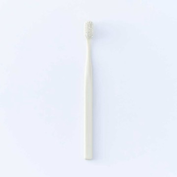 MUJI 再生聚丙烯牙刷/雙尖毛白灰