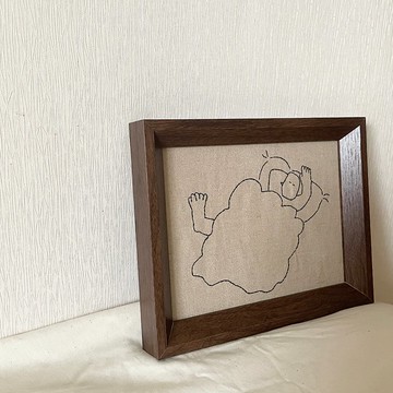 快速出貨l刺繡設計相框l 手工刺繡掛畫 牆上裝飾 相框 佈置相框