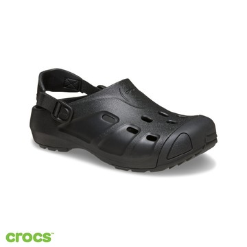 Crocs卡駱馳 (中性鞋) Quick Trail 縱野克駱格-黑色-212809-001