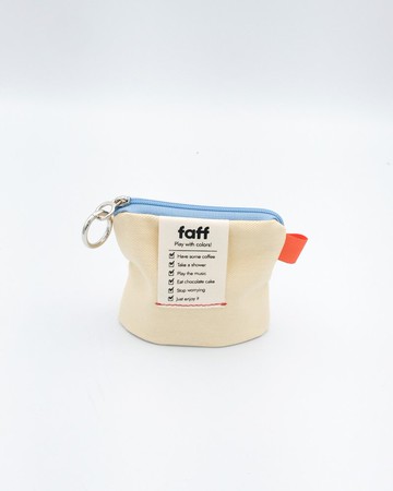 faff Pouch mini 香草白
