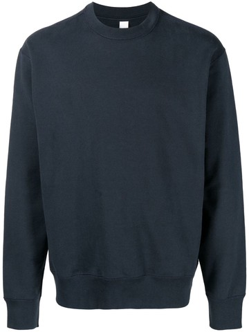 Suicoke - crew neck pullover sweatshirt - unisex - Cotton - M - Blue