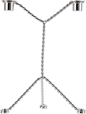 HAY 银色 Wire 烛台