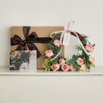 幸運花語花圈  玫瑰