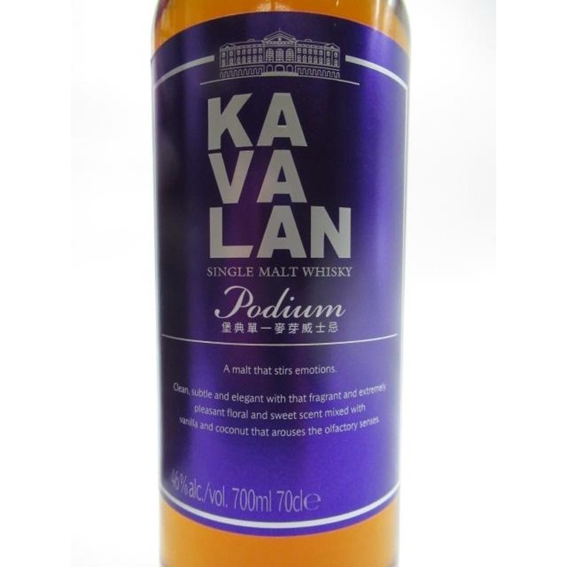 KAVALAN Podium 1000ml 46度 ポーディアム - 酒