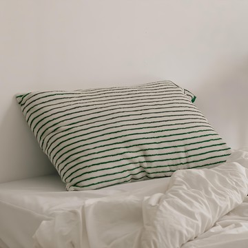 Deareal 舒適莫代爾毛巾枕頭套 森林系列 1入 50 x 75 公分  50 x 75 cm  1個  綠色