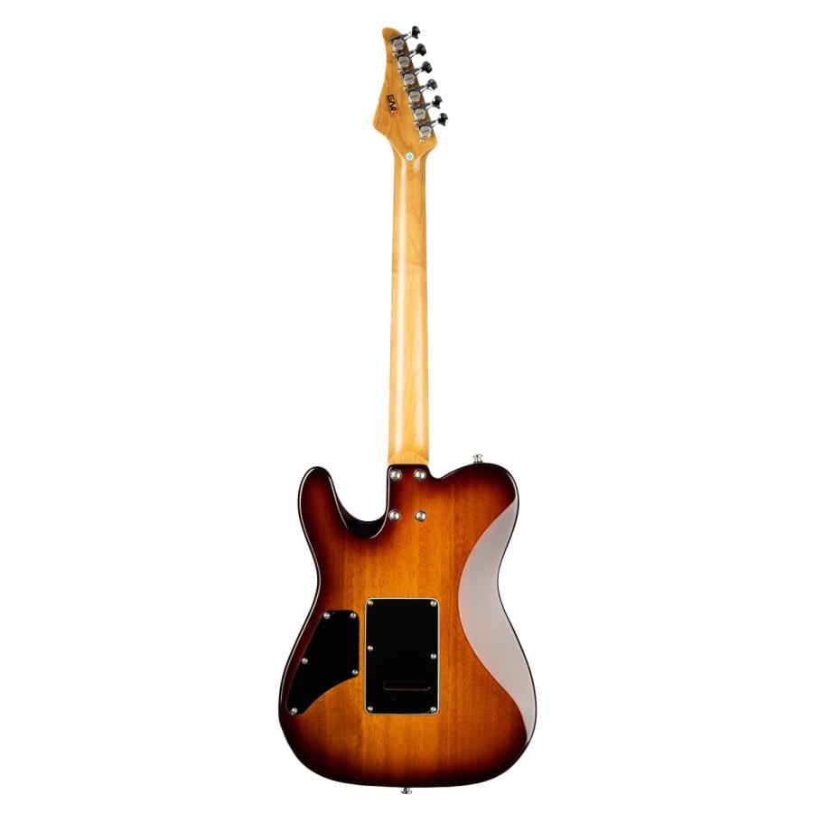 EART TL-380 String Solid-Body Electric Guitar Roasted Mahogany Body Maple Neck, Available in Gloss Finishes,Right