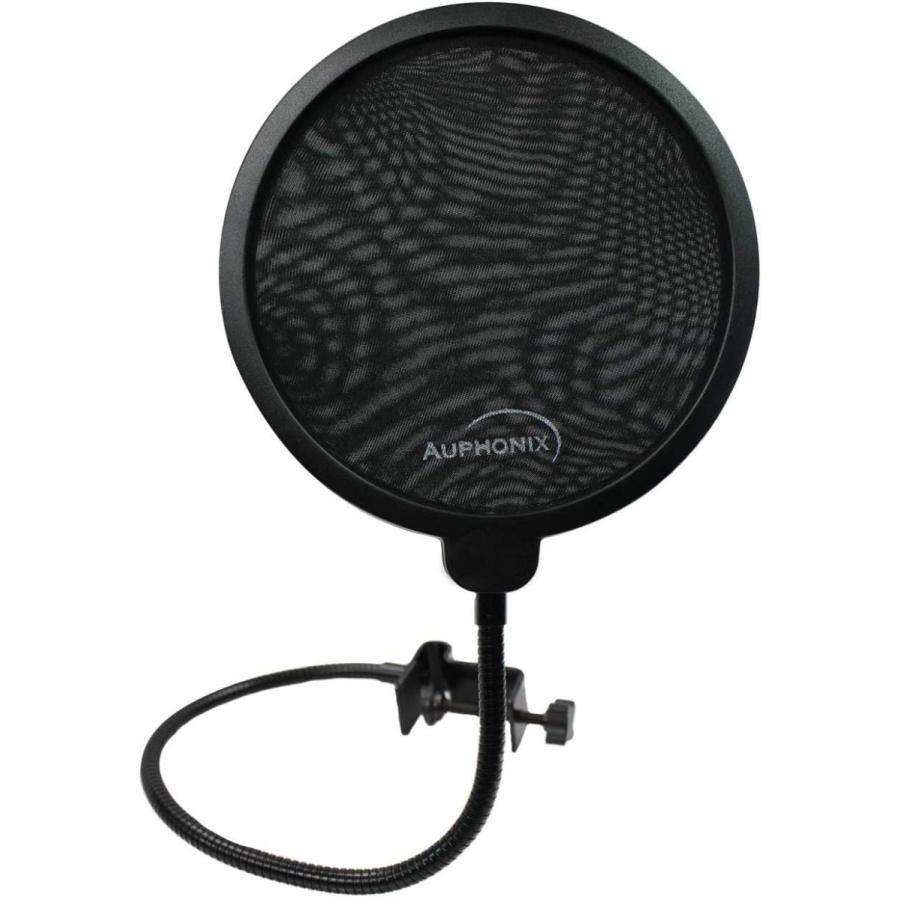 Auphonix Blue Yetiマイクのポップガード 2重張り Popfilter Double screen mesh