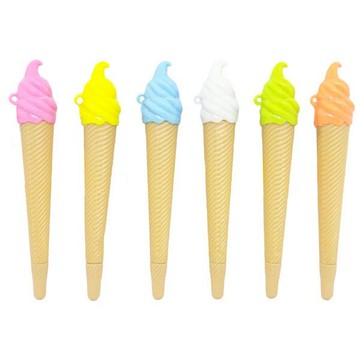 冰淇淋原子筆 冰棒水性中性筆 仿真筆 可愛創意造型筆 圓珠筆 冰淇淋筆 簽名筆 辦公文具事務用品 贈品禮品 B3500