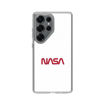 Galaxy S25 Ultra Clear 透明 - NASA - The Worm (White)