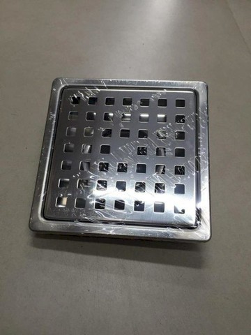 衛浴｜水材｜電料 台灣製造 方型不鏽鋼地板落水頭 集水槽 防蟲 防臭 ST水門 地板排水 1吋半  2吋