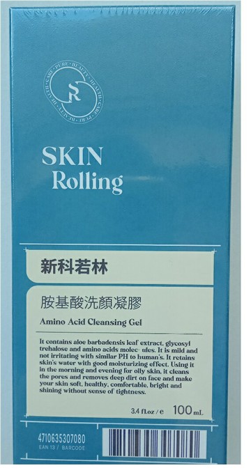 Skin Rolling新科若林(蒙娜麗莎) AACG胺基酸洗顏凝膠 ｜全館滿$199免運