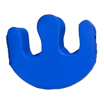 FUZIKON MEDICAL EQUIPMENT 山形翻身枕 海綿PU皮 助力老人或行動不便者翻身輔助  40 x 48 x 13cm  藍色
