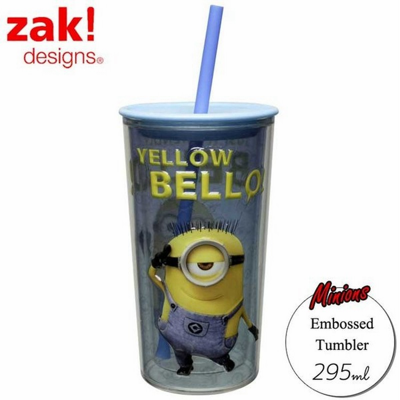 怪盗グルー ミニオン エンボス タンブラー ストロー付 Minions ミニオングッズ 子供用コップ Zak 通販 Lineポイント最大0 5 Get Lineショッピング