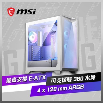 MSI微星 MPG GUNGNIR 300R AIRFLOW WHITE 電腦機殼