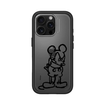iPhone 16 Pro Mod NX 黑 - 迪士尼-米奇 Mickey - 黑標款-米奇蠟筆風格