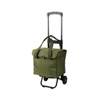 【日本cocoro】Multi 4WAY多功能保溫保冷摺疊購物車-25L-多色可選-森林綠