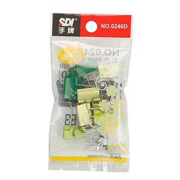 【角落文房】SDI NO.0246D 19mm 彩色長尾夾隨手包*隨機出貨*