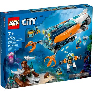 ||高雄 宅媽|樂高 積木|| LEGO“60379 深海探險家潛水艇 城市系列“