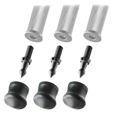 Gitzo GSF38S 橡膠 金屬兩用腳釘 一組3入 38mm 腳管適用 3/8 公司貨 ◎相機專家◎