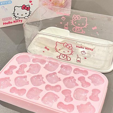 kitty冰格模具食品級矽膠冰塊自製雪糕發糕果凍模家用卡通2026夏季新款