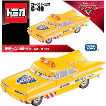 【Fun心玩】DS93979 正版 C-40 雷蒙 (公路巡警版) TOMICA CARS 汽車總動員 模型車 玩具
