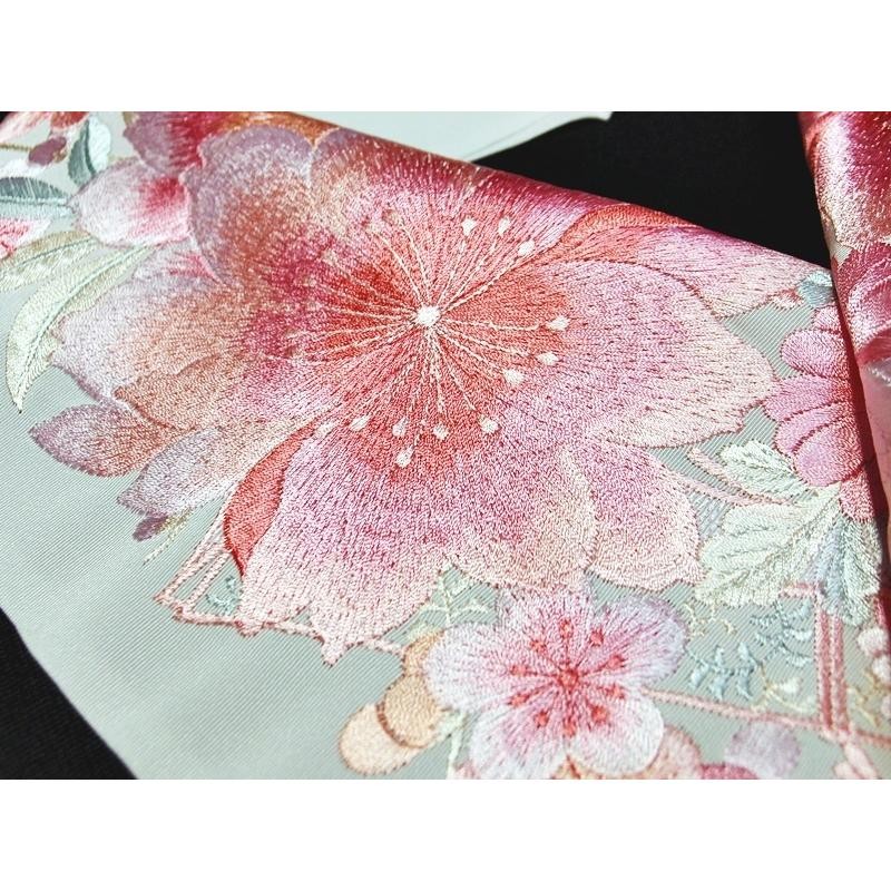 シルドール大柄刺繍衿 桜 梅 菊 洗える半襟 | LINEショッピング