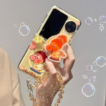 卡通星星人 磁吸支架 OPPO Find N3 Flip find n3 flip 防摔 手機殼 鉸鏈中軸 全包 保護套