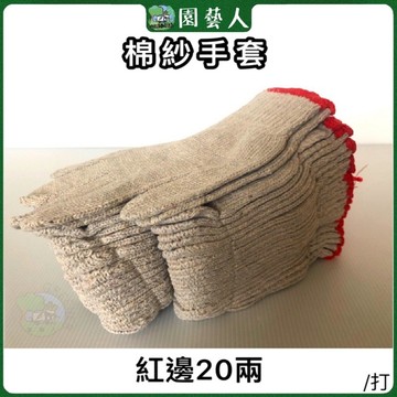 🌿園藝人🌿 棉紗手套 紅邊 20兩最便宜