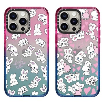 愛心兔 iPhone17Promax手機殼 蘋果16Pro防摔殼i15保護殼i14硬殼i13