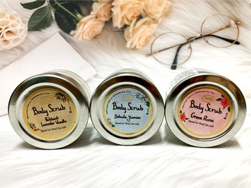 潼漾小舖 以色列 sabon 身體磨砂膏 60g (茉莉花香/plv經典/以色列綠玫瑰