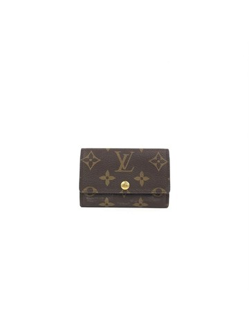 louis vuitton 棕色 Multicles 6 老花塗層帆布鑰匙包 錢包