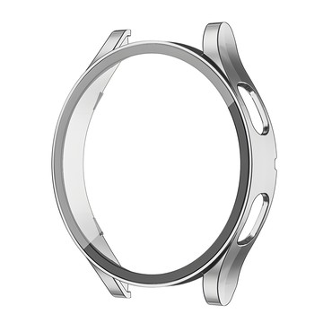 It's Life Galaxy Watch 4 鋼化玻璃全覆蓋螢幕保護殼  1個  Samsung Galaxy Watch 4 (44mm)  銀色