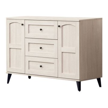 文創集 法瑪4尺二門三抽斗櫃-120x40x84cm免組